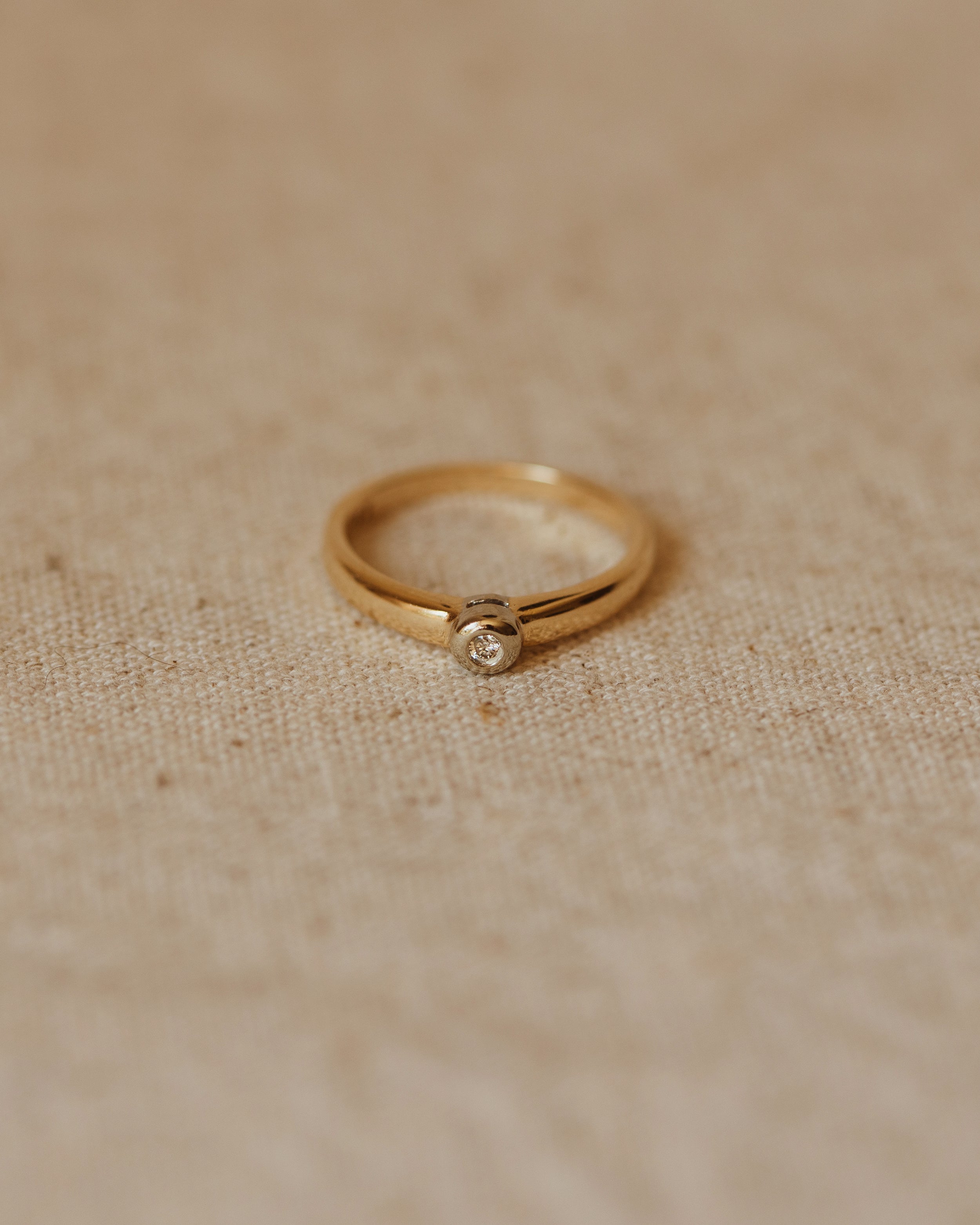 Image of Maria 9ct Gold Solitaire Diamond Ring
