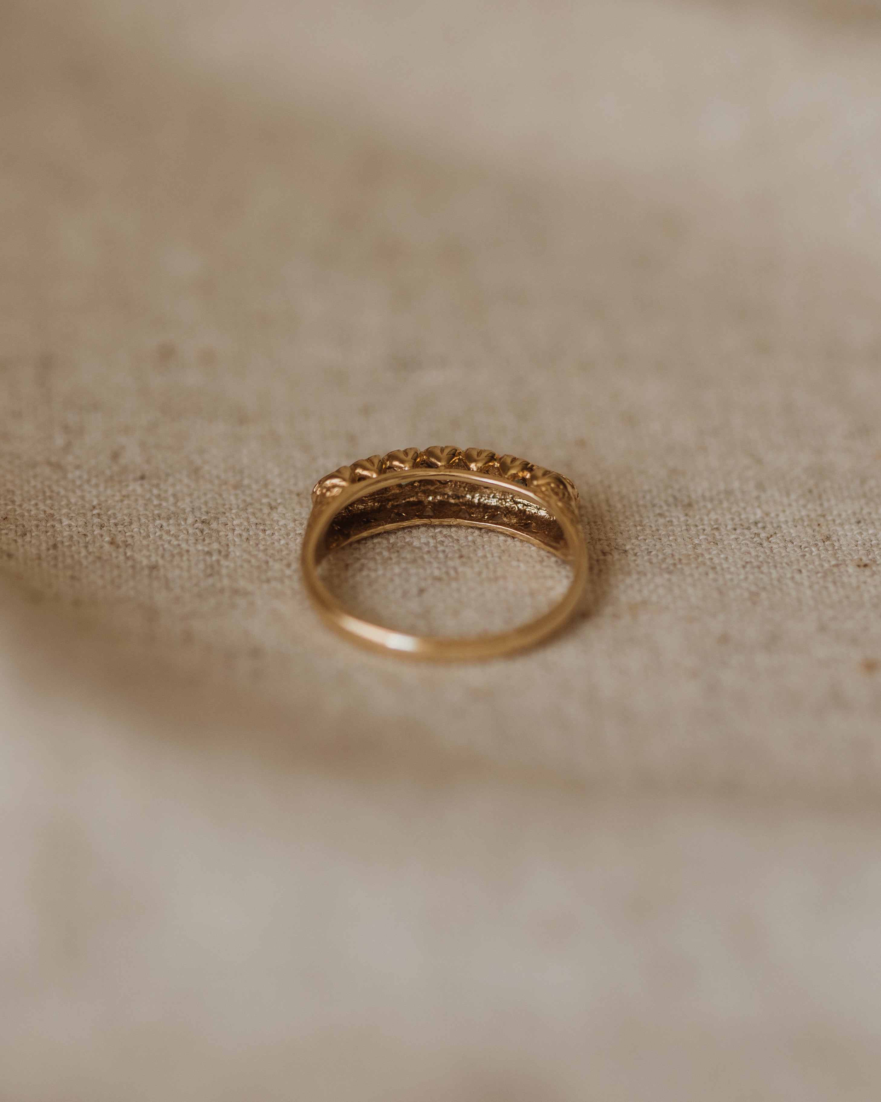 Martha 1985 9ct Gold Dearest Half Eternity Ring