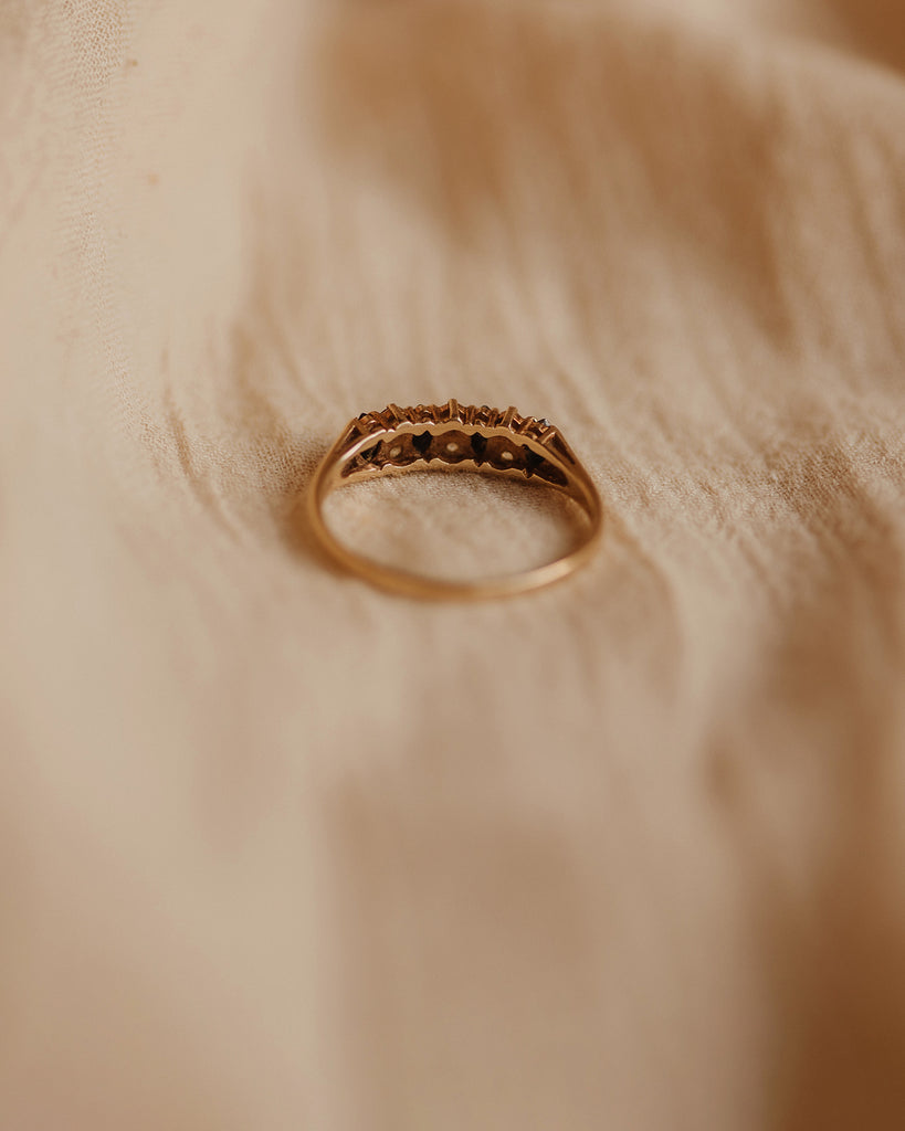 Rena 9ct Gold Vintage Sapphire Ring