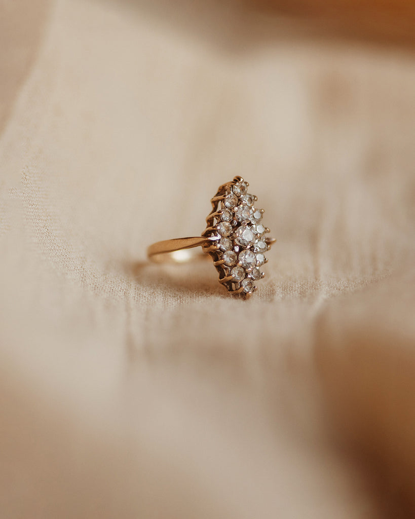 Esther 1975 9ct Gold CZ Ring