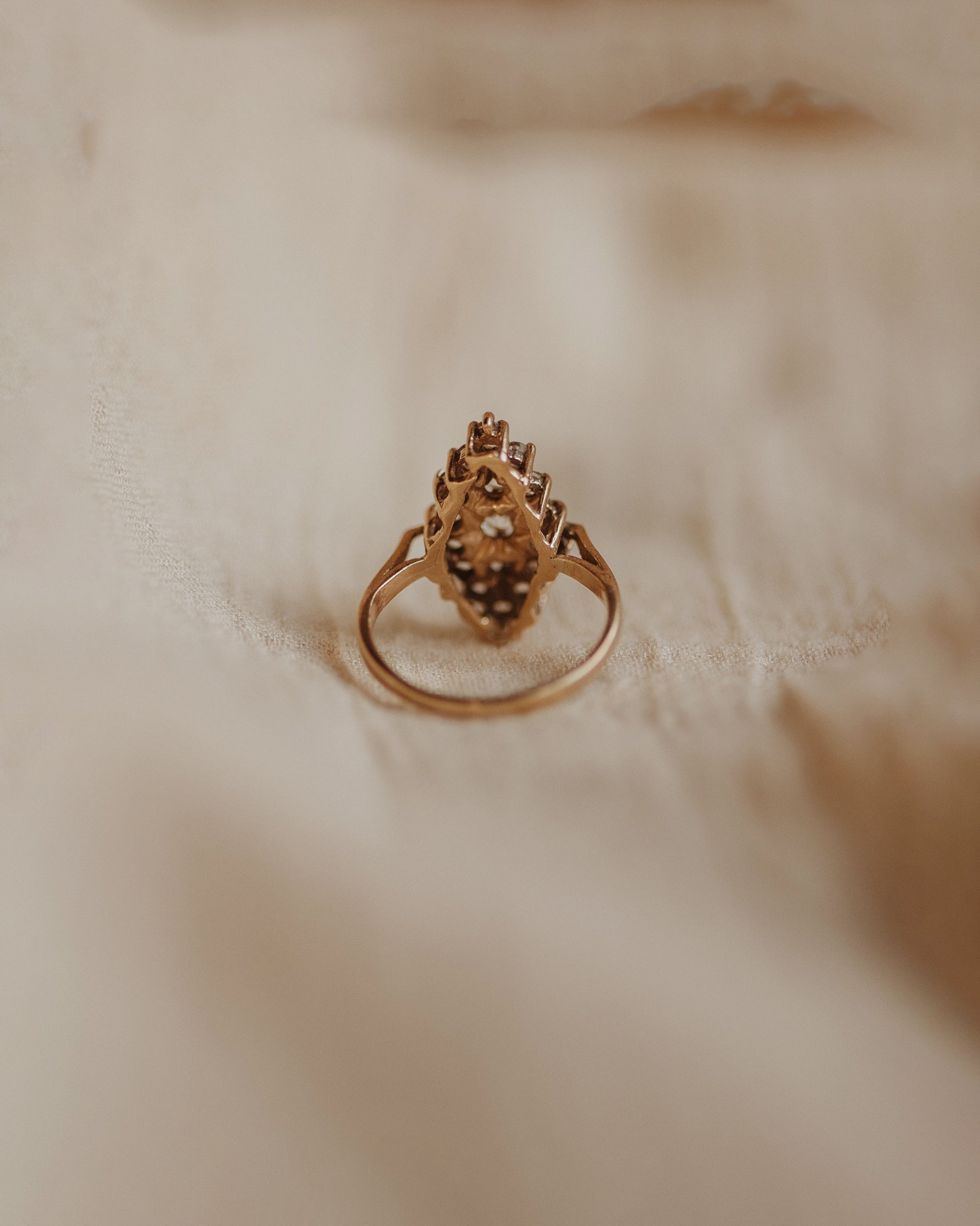 Esther 1975 9ct Gold CZ Ring
