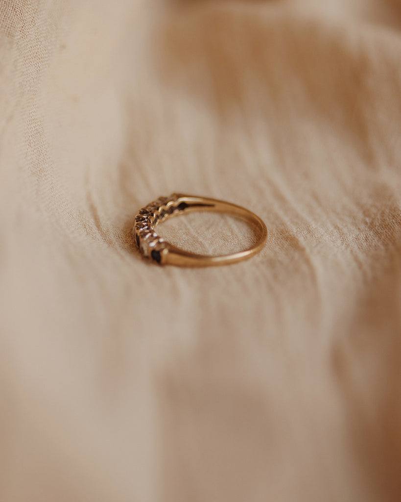 Norma 1987 9ct Gold Vintage Sapphire Ring