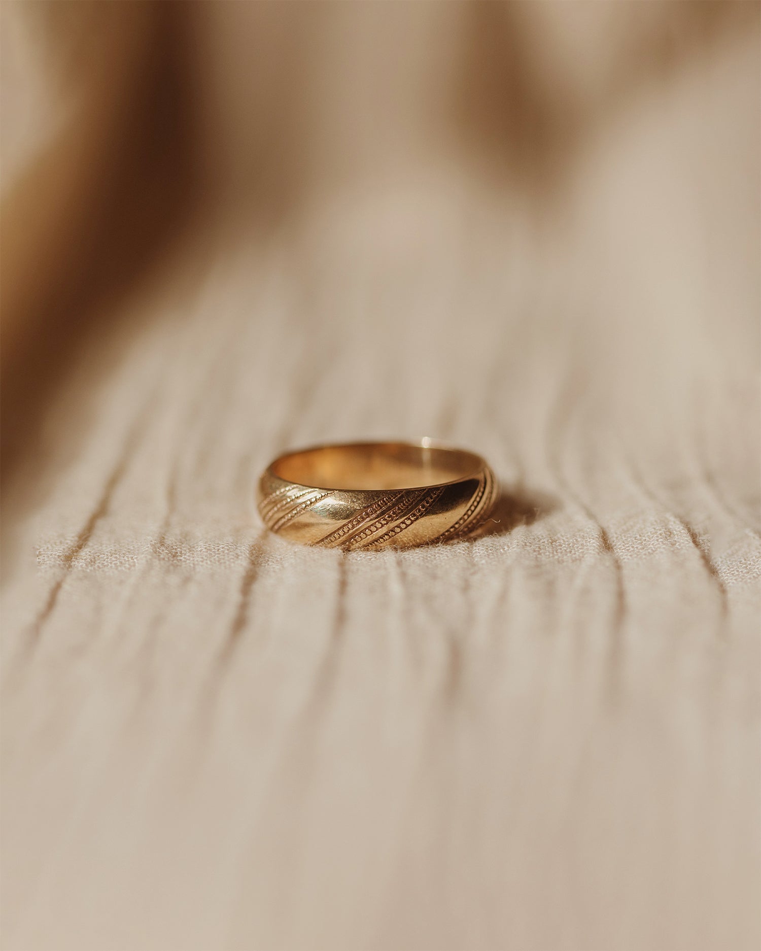 Image of Billie 9ct Gold Band Ring