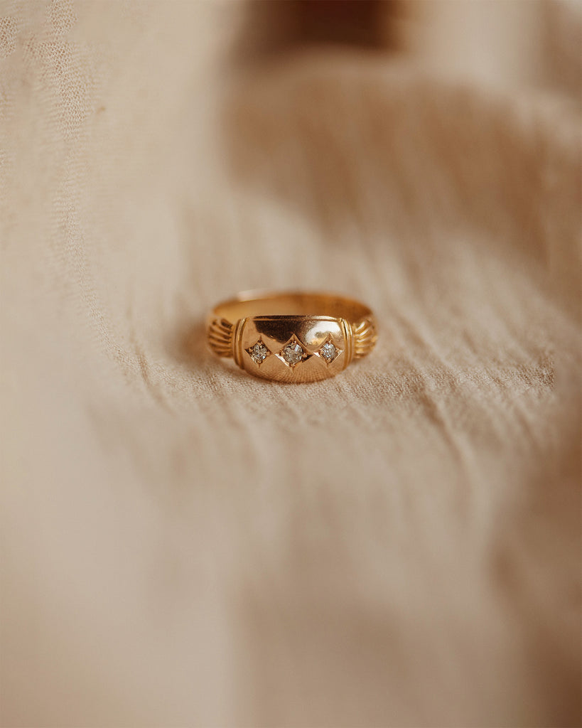 Enid 1901 18ct Gold Antique Diamond Ring