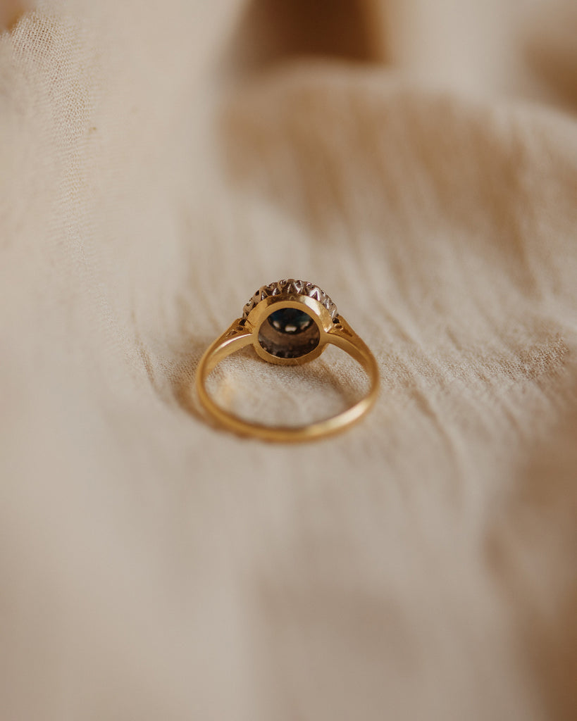 Vivian 18ct Gold Vintage Sapphire & Diamond Ring