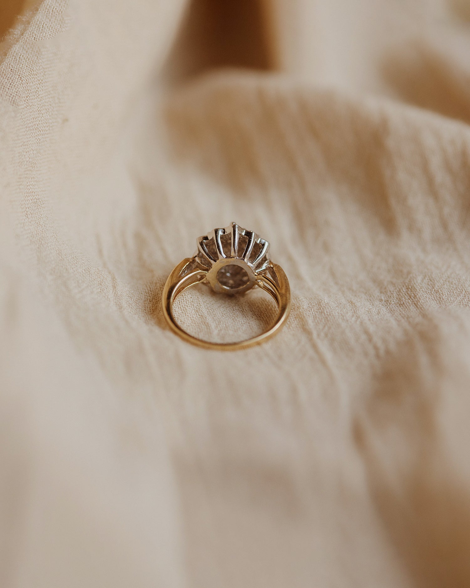 Phoebe 9ct Gold Diamond Cluster Ring