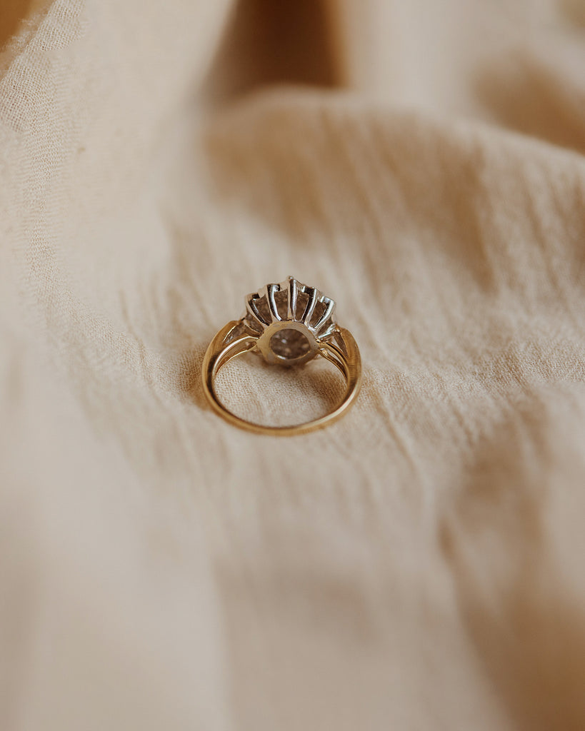 Phoebe 9ct Gold Diamond Cluster Ring