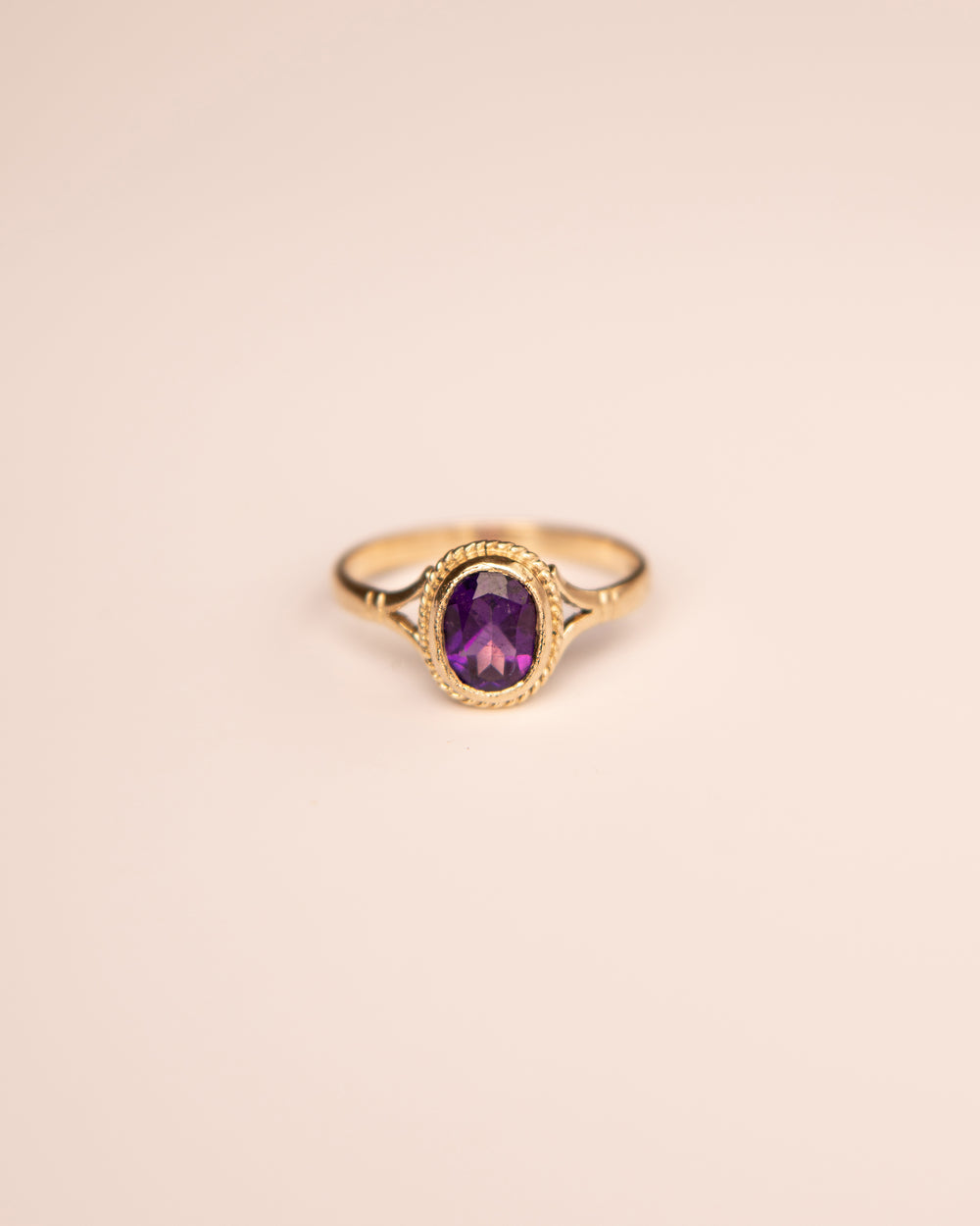 Winifred 9ct Gold Amethyst Ring