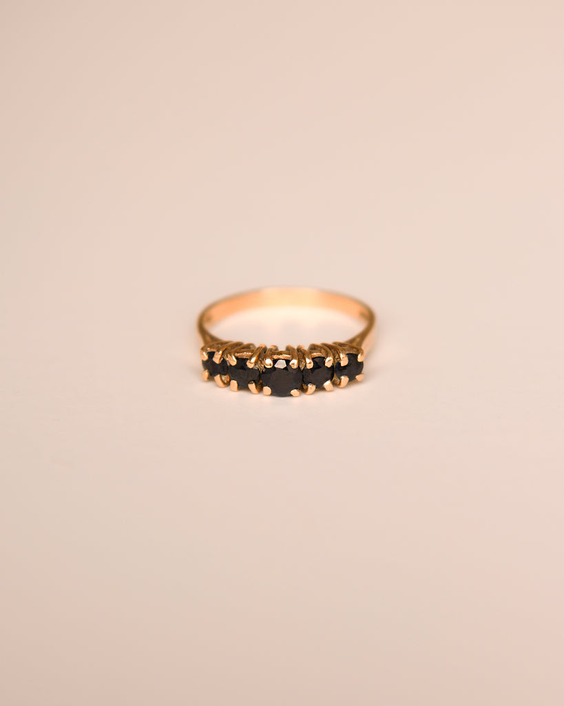 Nell 9ct Gold Vintage Sapphire Ring