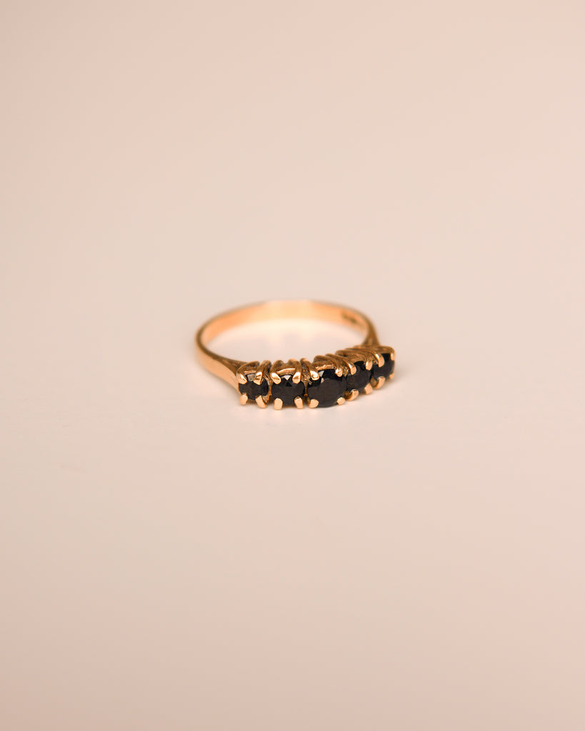 Nell 9ct Gold Vintage Sapphire Ring