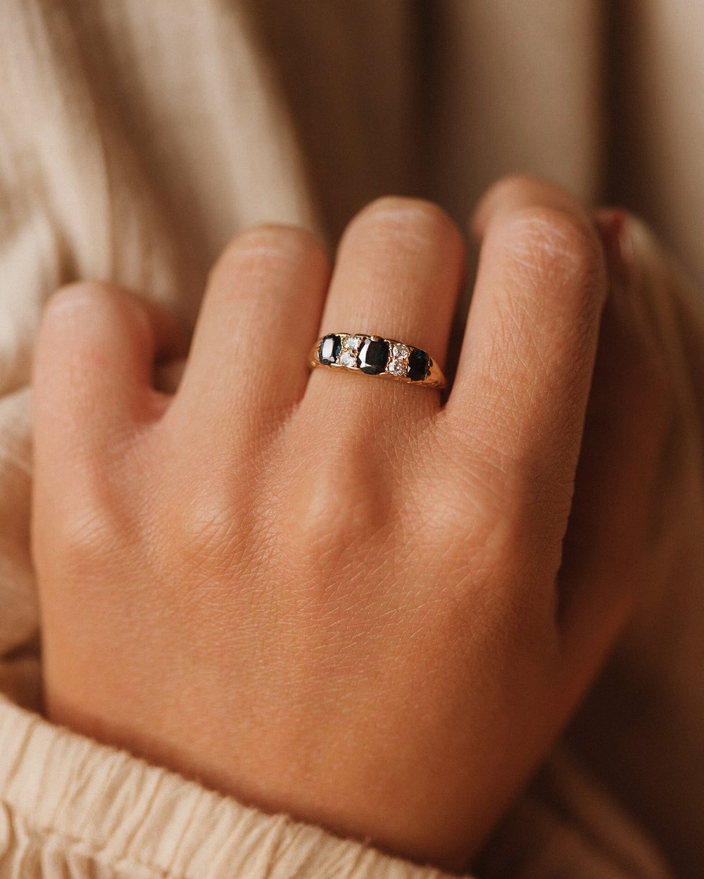 Martha 18ct Gold Sapphire & Diamond Ring