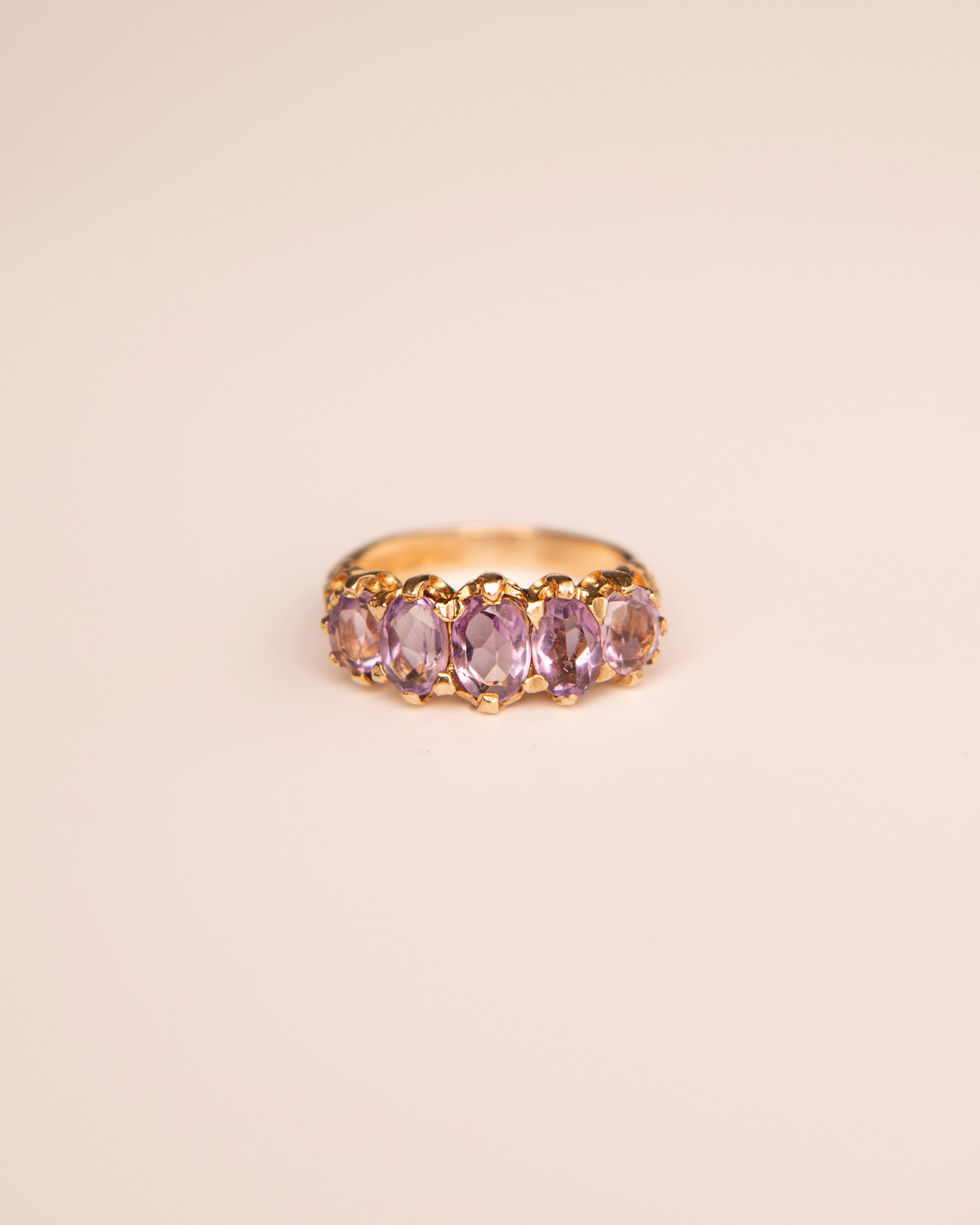 Allegra 9ct Gold Vintage Amethyst Ring