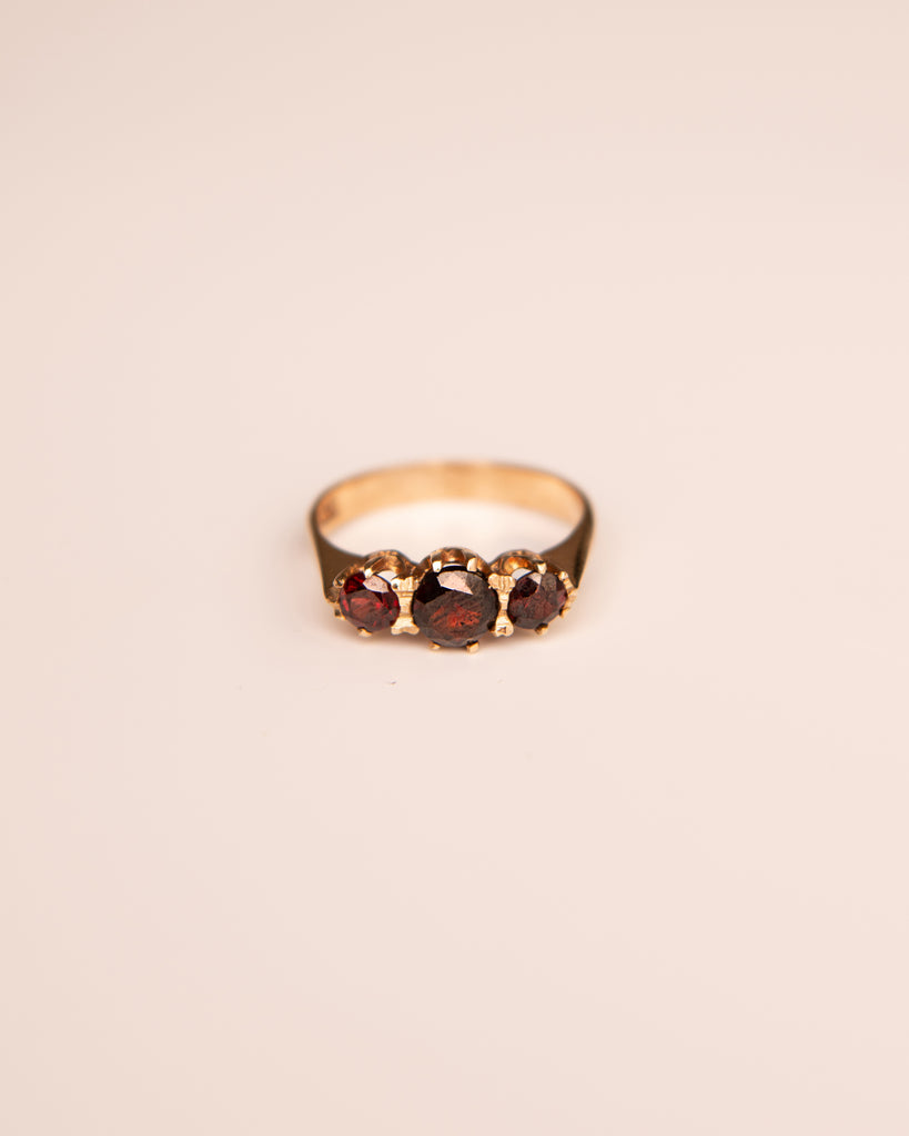 Elm 9ct Gold Garnet Ring