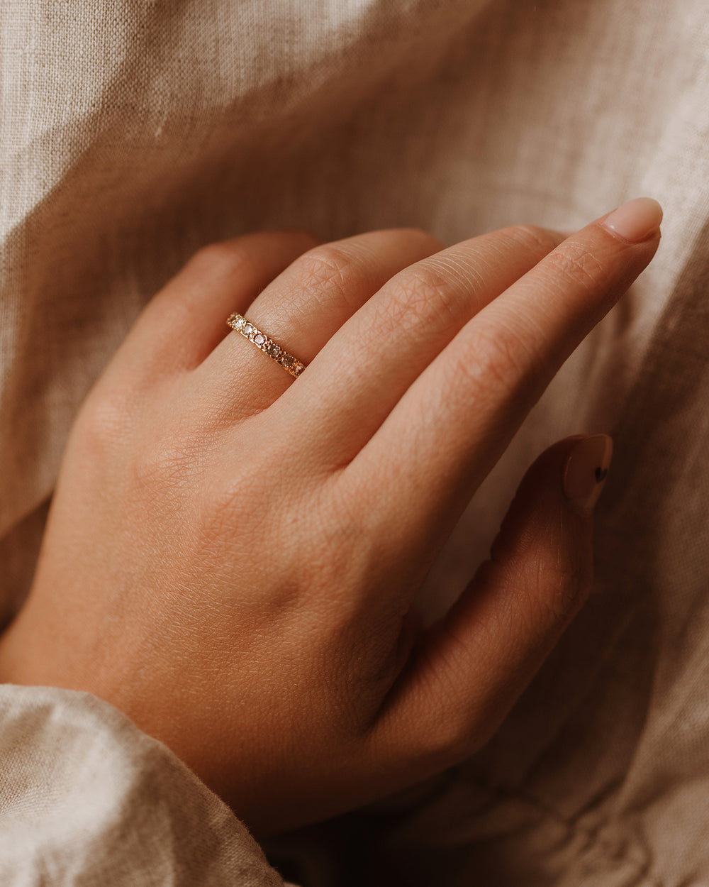 Marlene 9ct Gold Eternity Ring