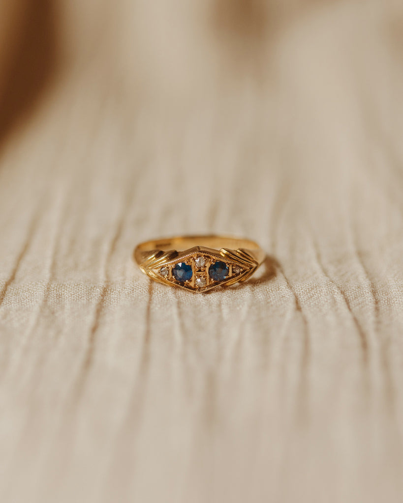 Emmeline 18ct Gold Sapphire & Diamond Ring