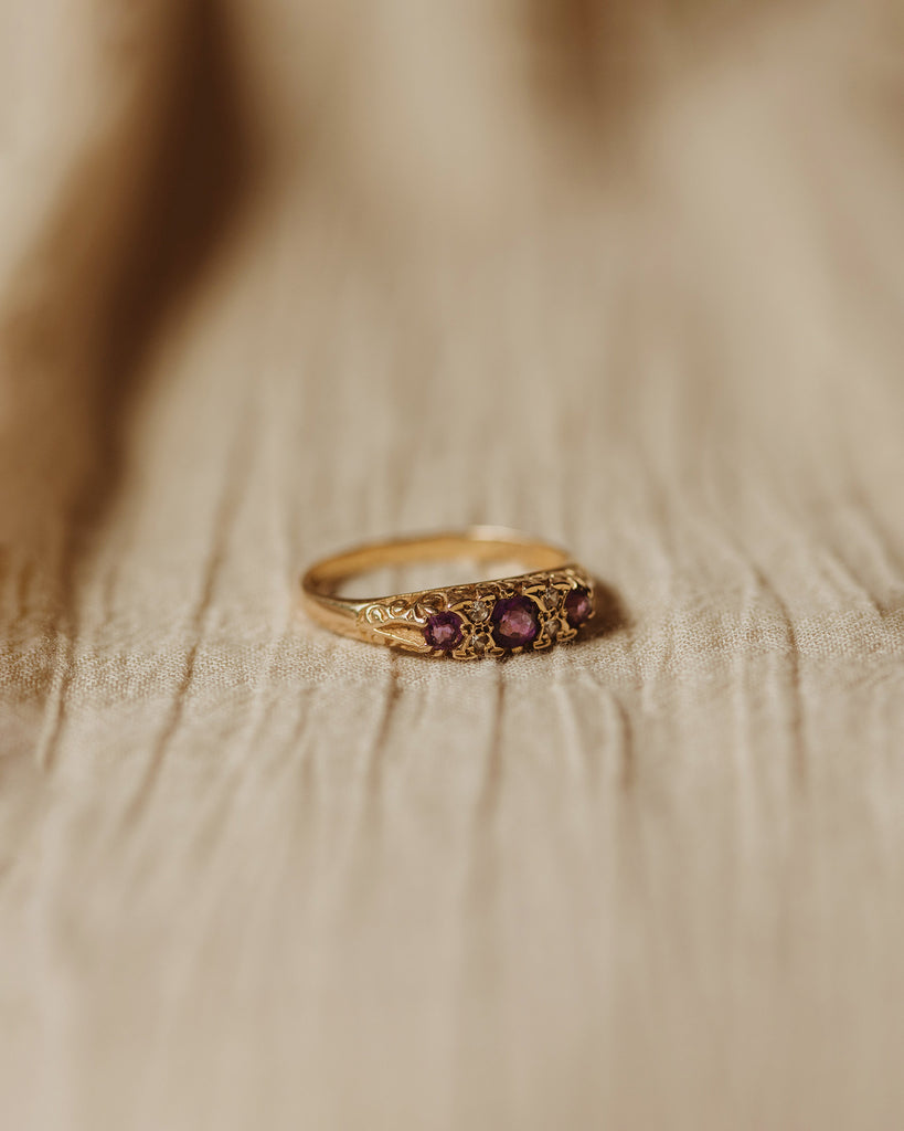 Gretchen 9ct Gold Amethyst Ring