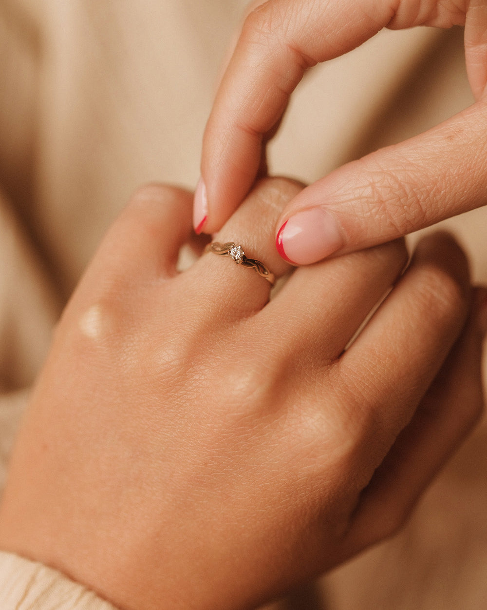 Laurel 9ct Gold Diamond Solitaire Ring