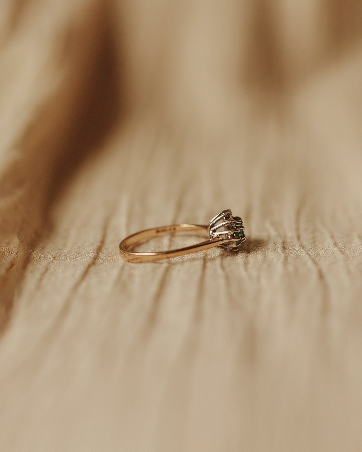 Janis 9ct Gold Emerald Ring
