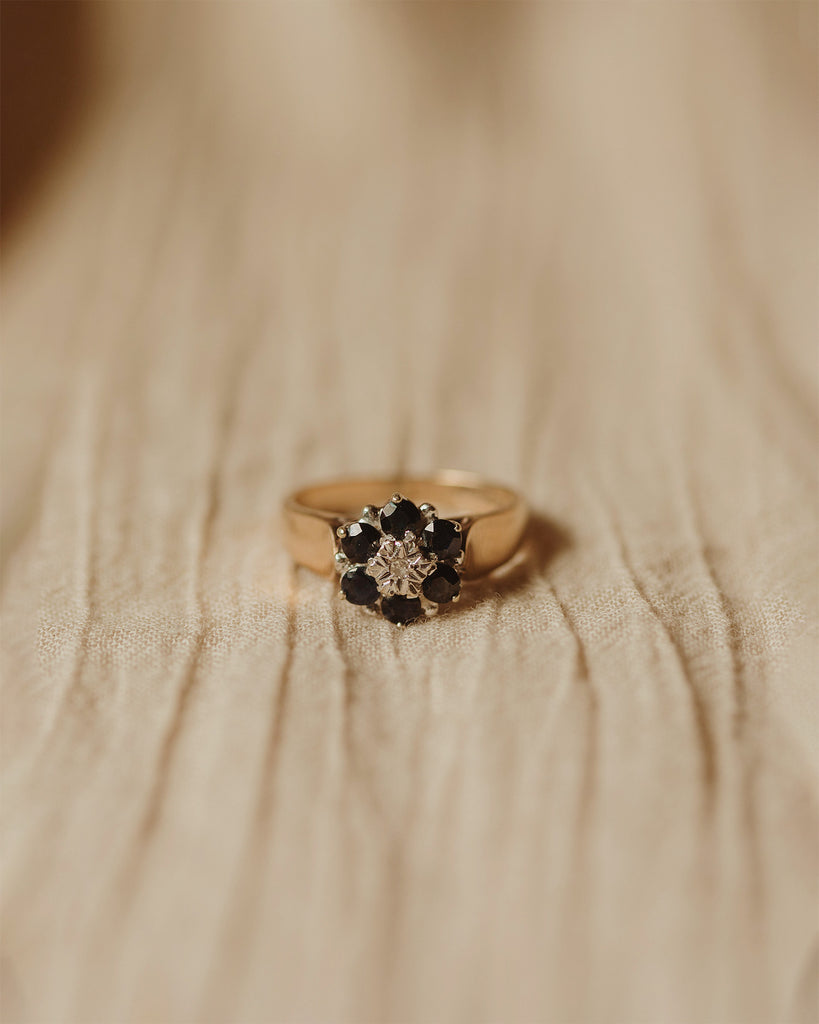 Laurie 9ct Gold Sapphire & Diamond Ring