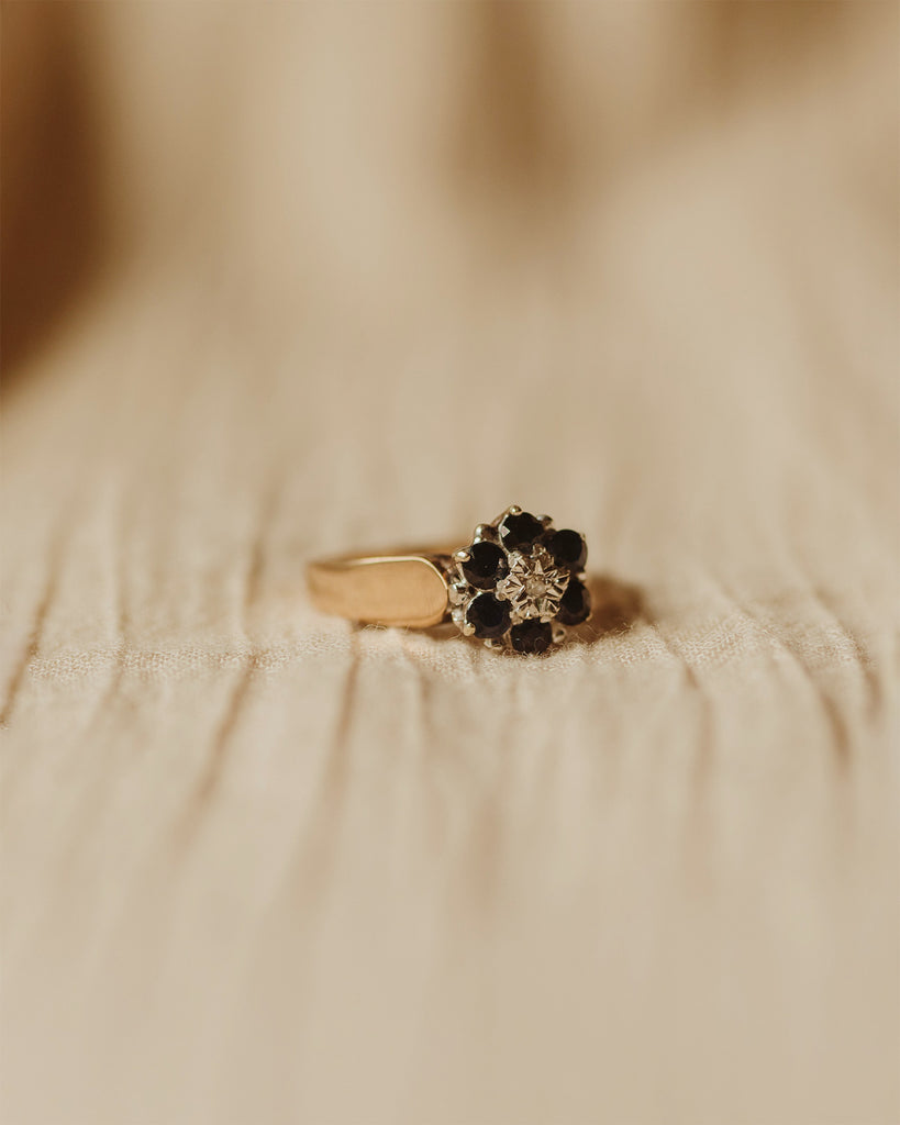 Laurie 9ct Gold Sapphire & Diamond Ring