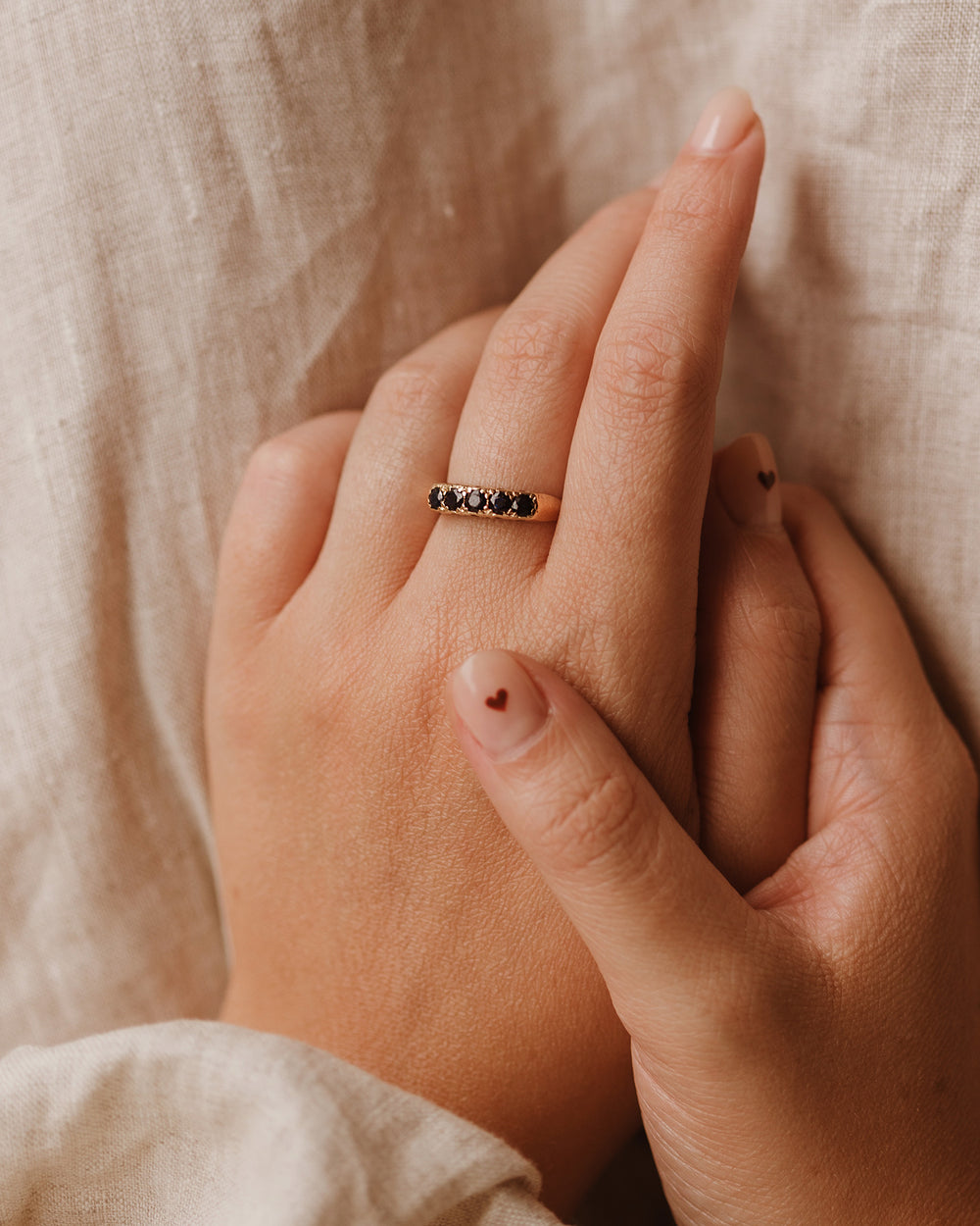 Clara 9ct Gold Sapphire Ring