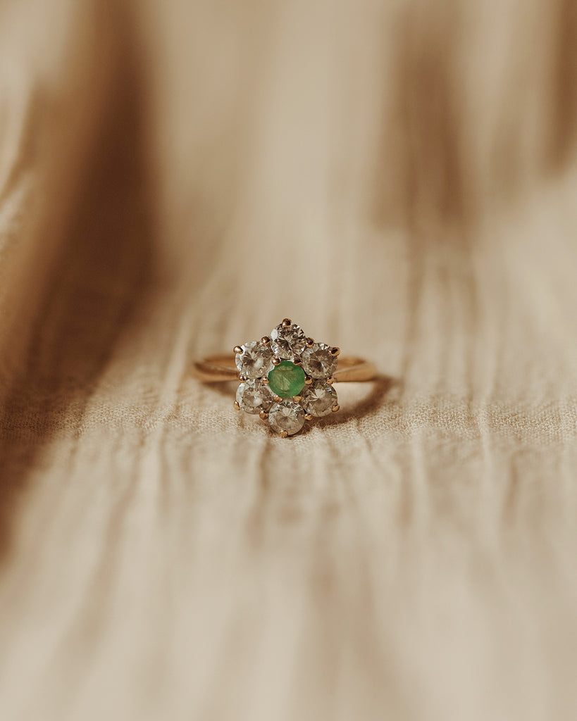 Sabine 9ct Gold Emerald Ring
