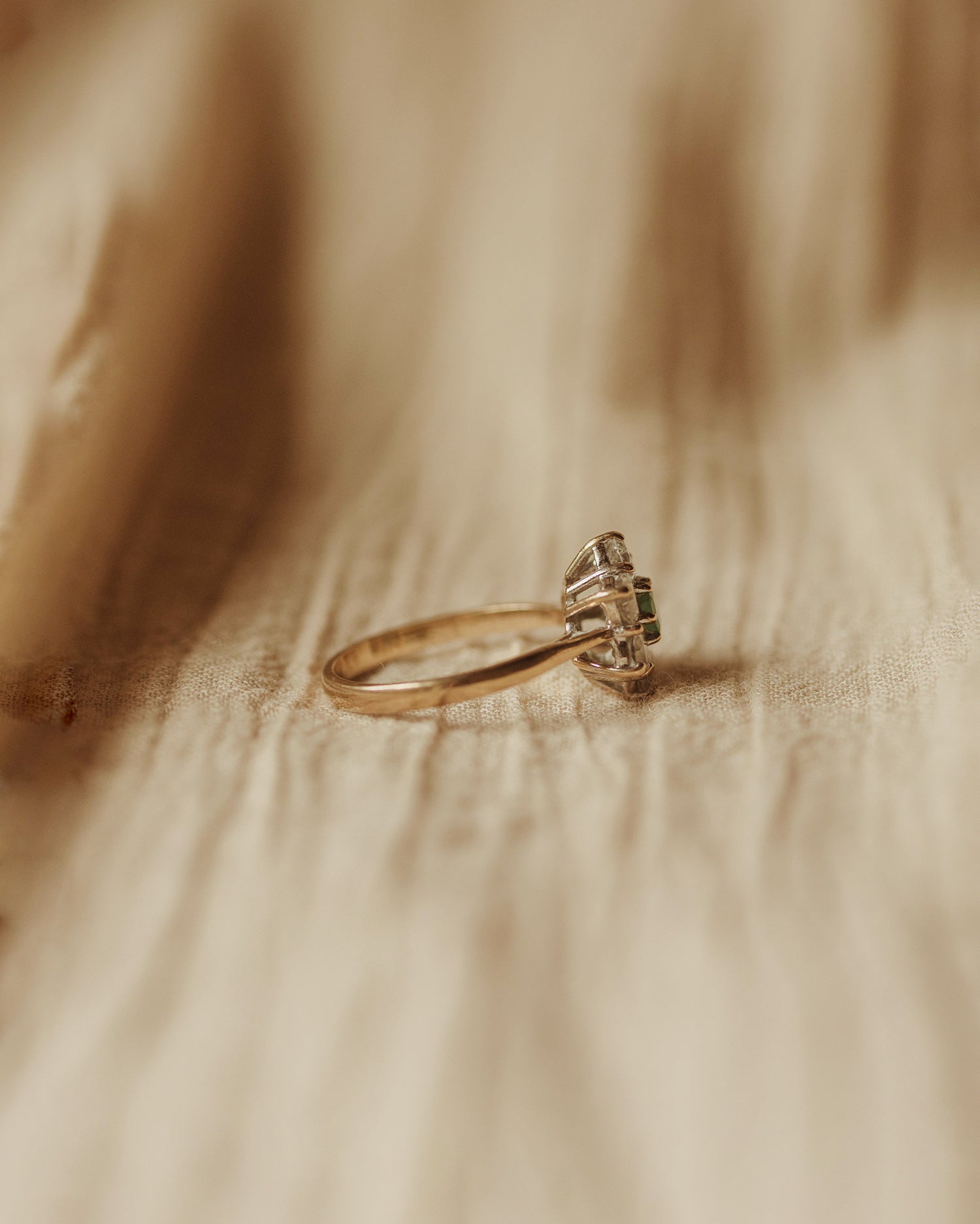 Sabine 9ct Gold Emerald Ring