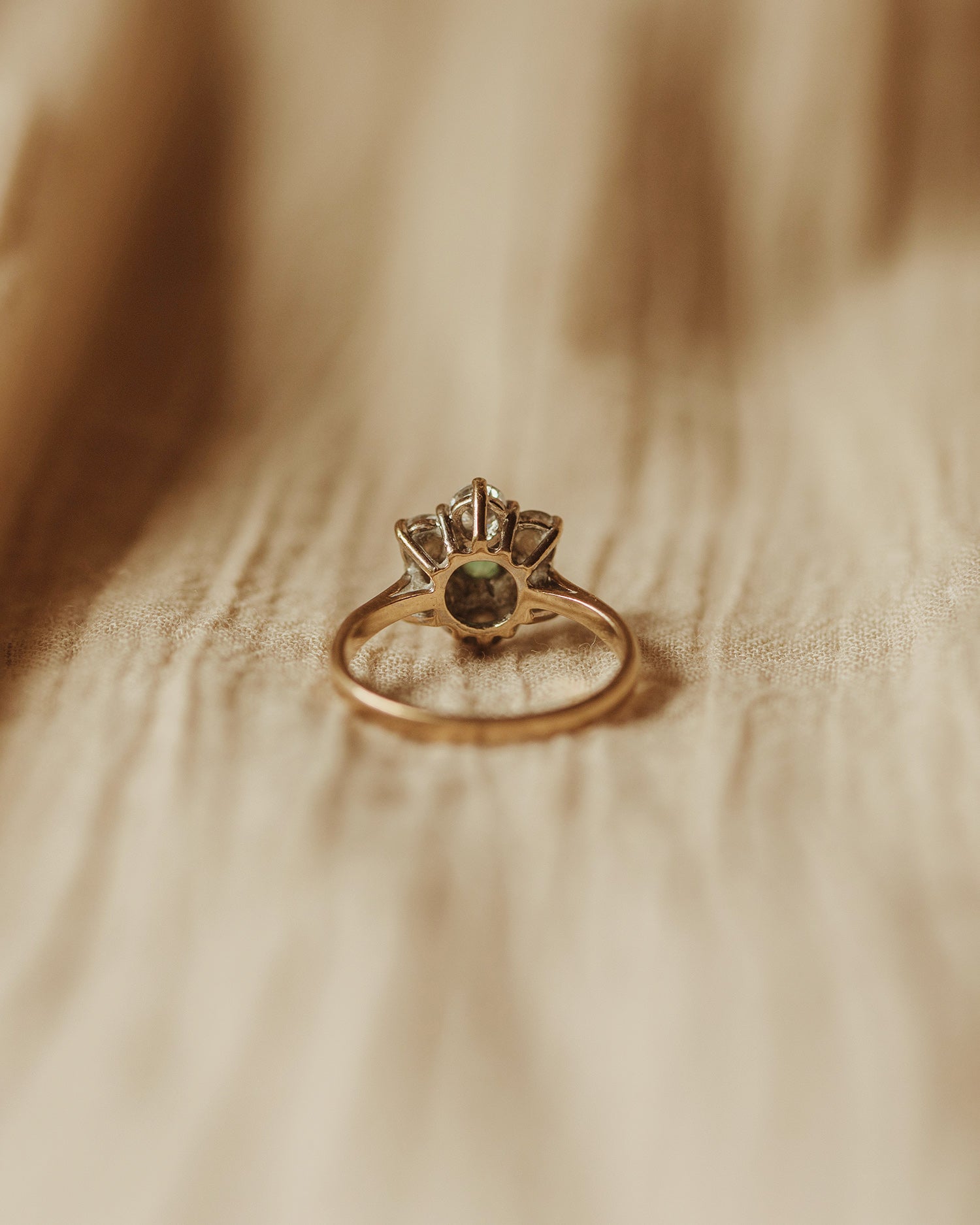 Sabine 9ct Gold Emerald Ring