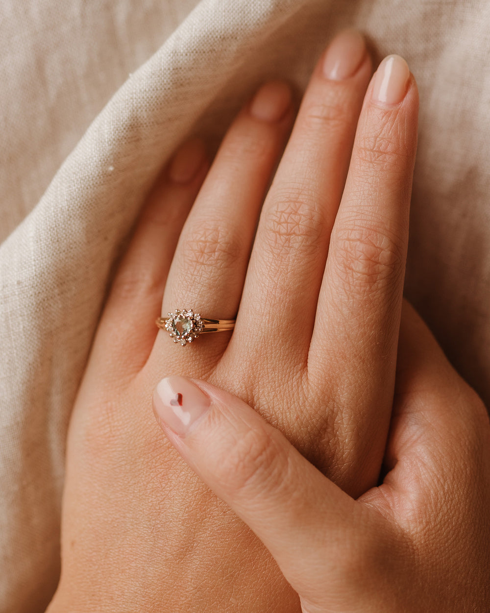 Idella 9ct Gold Aquamarine Ring