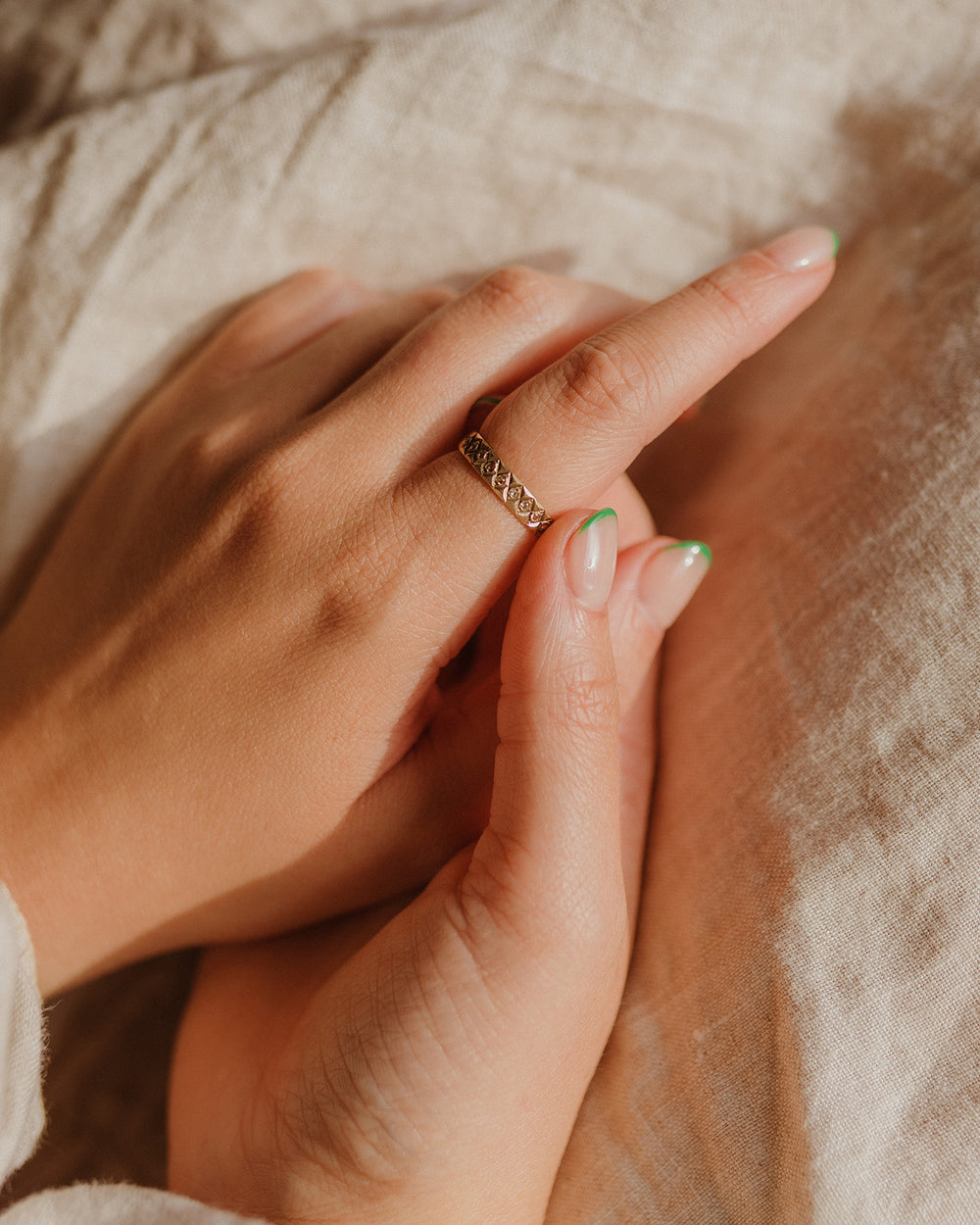 Vera 9ct Gold Full Eternity Ring