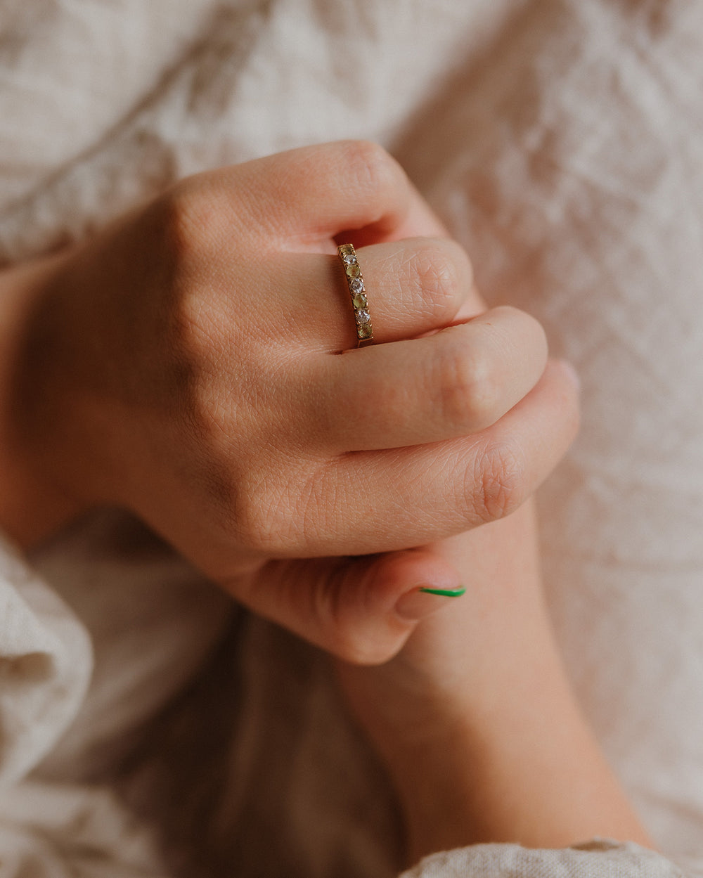 Birdie 9ct Gold Peridot Ring