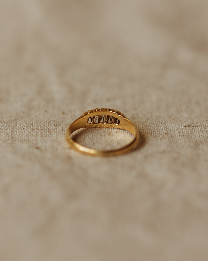 Olga Antique 18ct Gold Diamond Ring