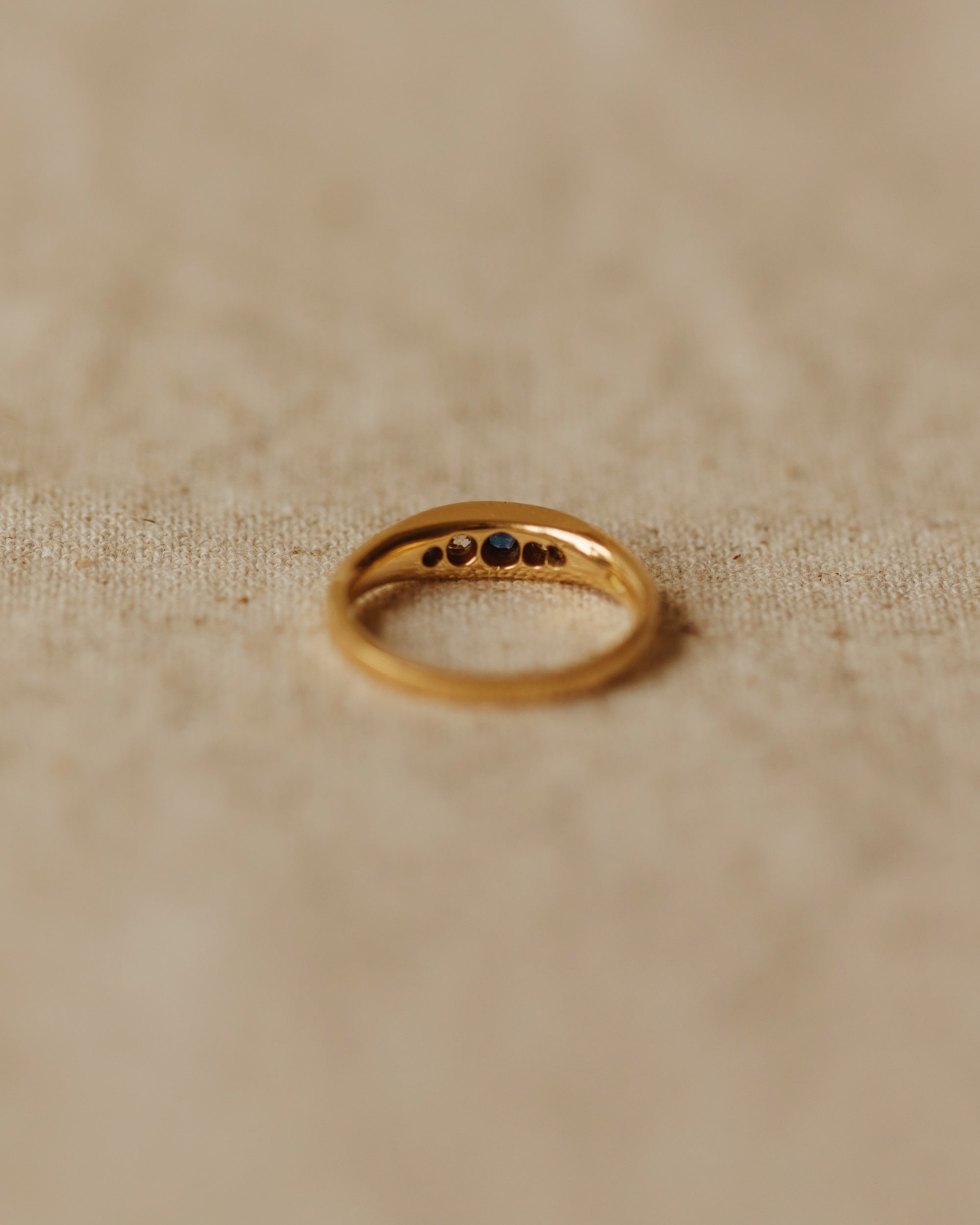 Clara 1914 18ct Gold Sapphire & Diamond Ring