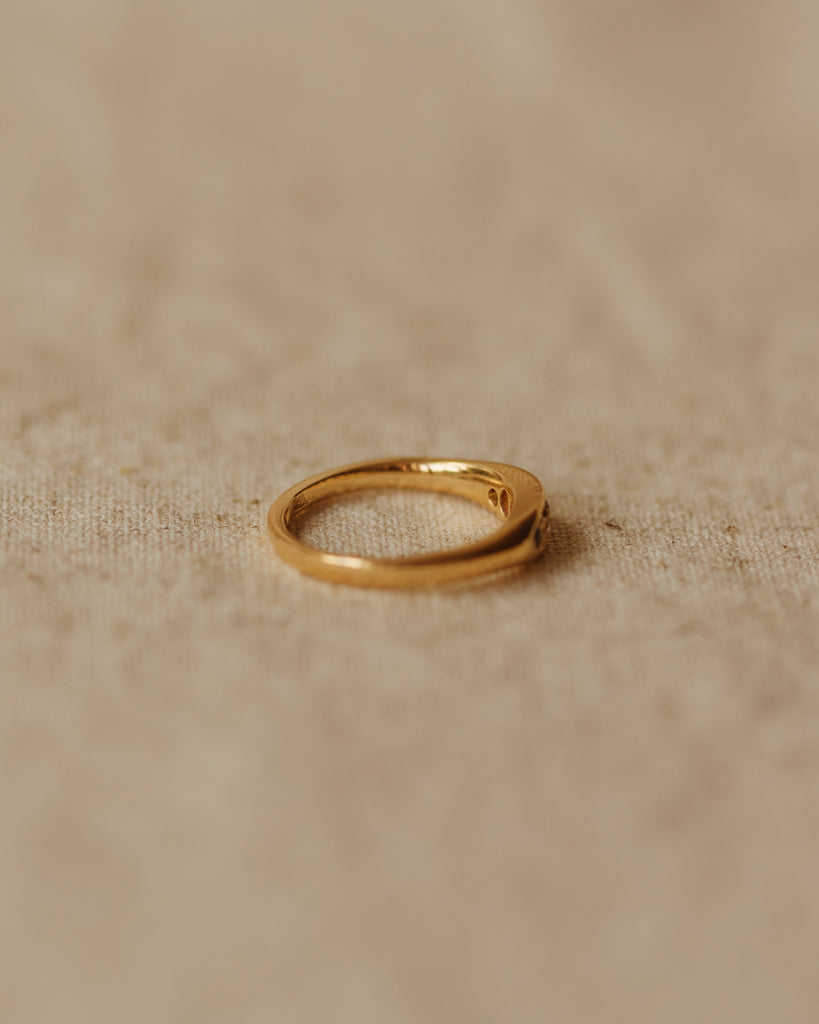 Clara 1914 18ct Gold Sapphire & Diamond Ring