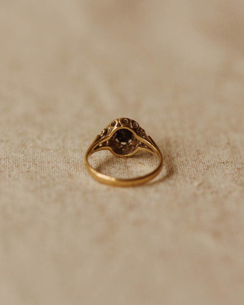 Vera Vintage 9ct Gold Sapphire & Diamond Ring