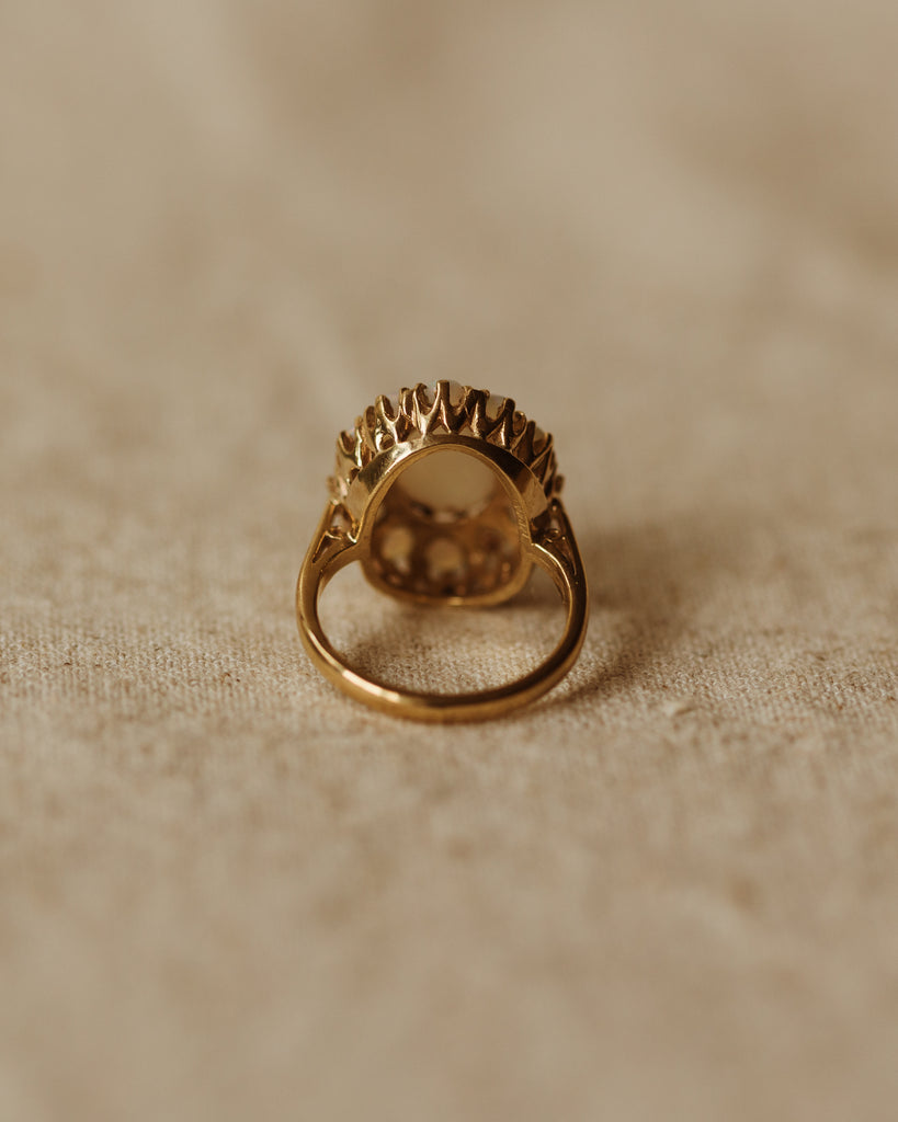 Alma Vintage 9ct Gold Opal Cluster Ring