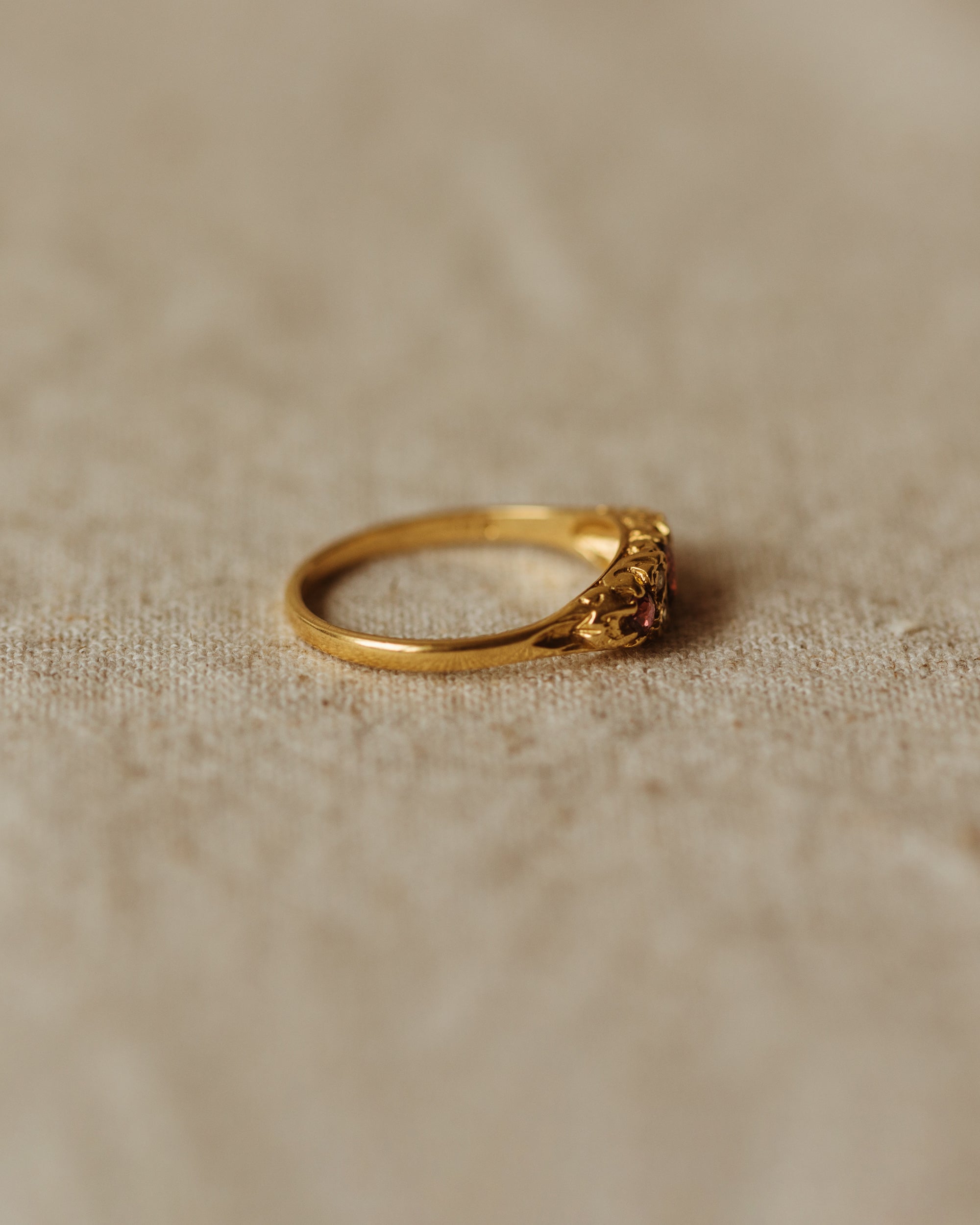 Theodora 1975 18ct Gold Ruby & Diamond Ring