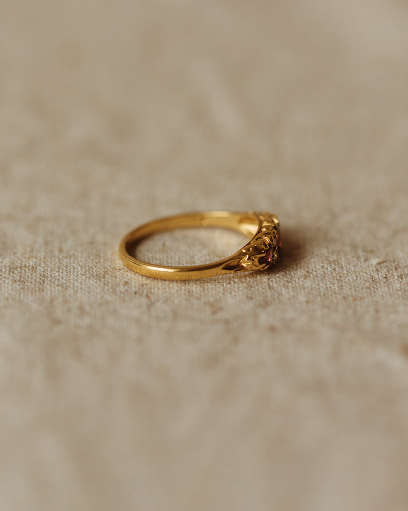 Theodora 1975 18ct Gold Ruby & Diamond Ring