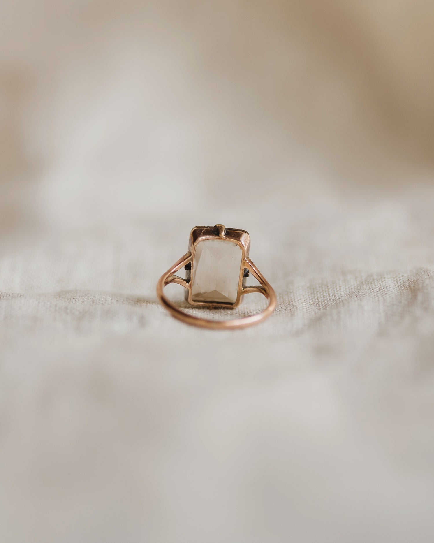 Evelyn 9ct Gold Smoky Quartz Ring