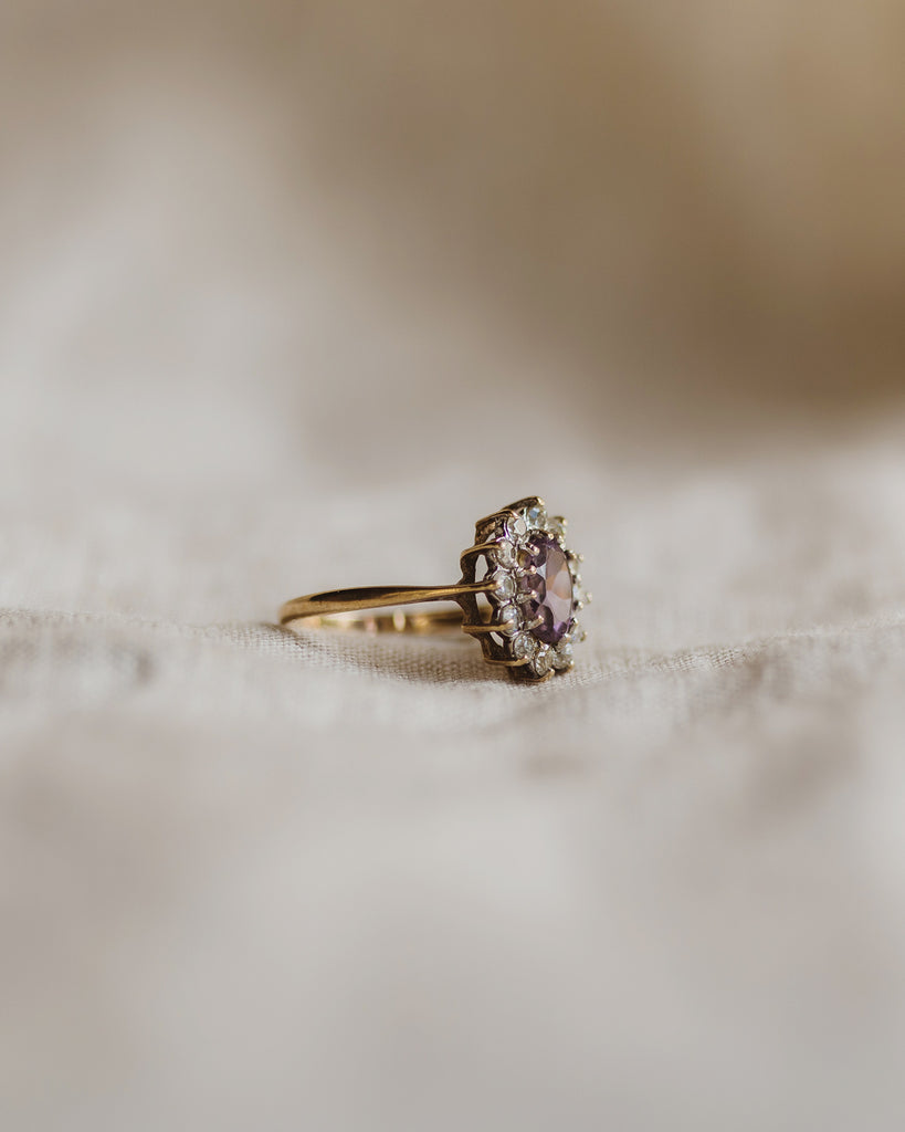 Este 9ct Gold Amethyst Ring