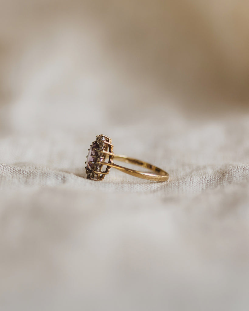 Este 9ct Gold Amethyst Ring