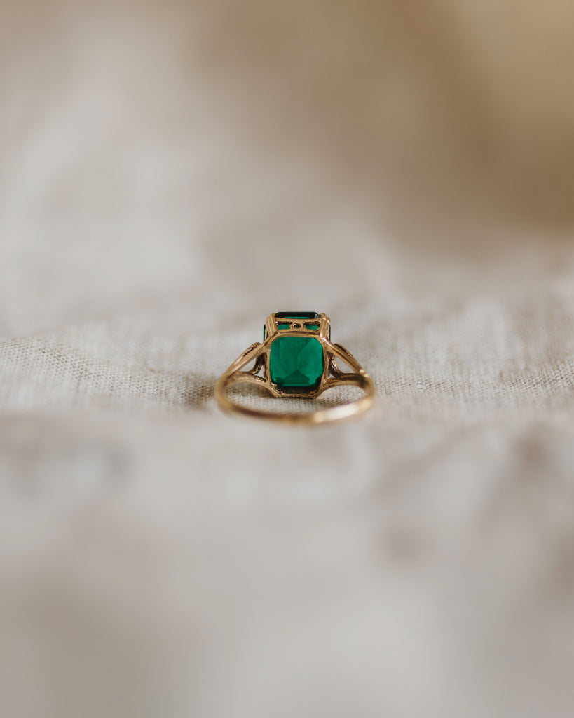 Guinevere 9ct Gold Emerald Ring