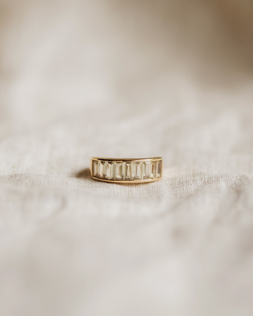 Soleil 14ct Gold Citrine Ring