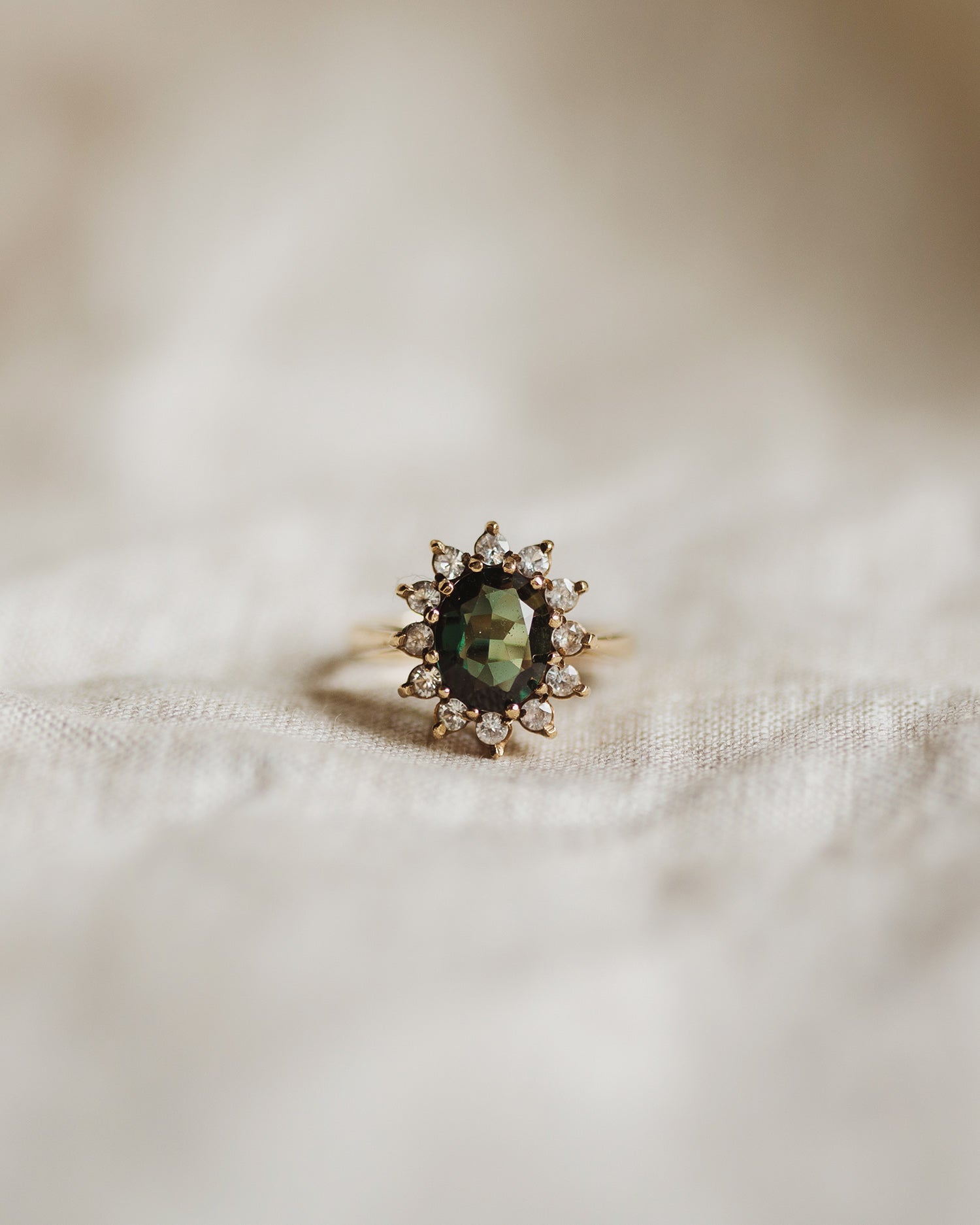 Image of Florence 9ct Gold Cluster Ring