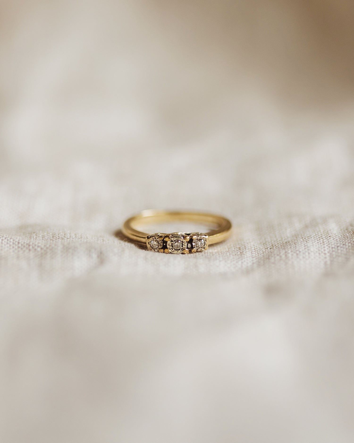 Image of Duchess 9ct Gold Diamond Ring