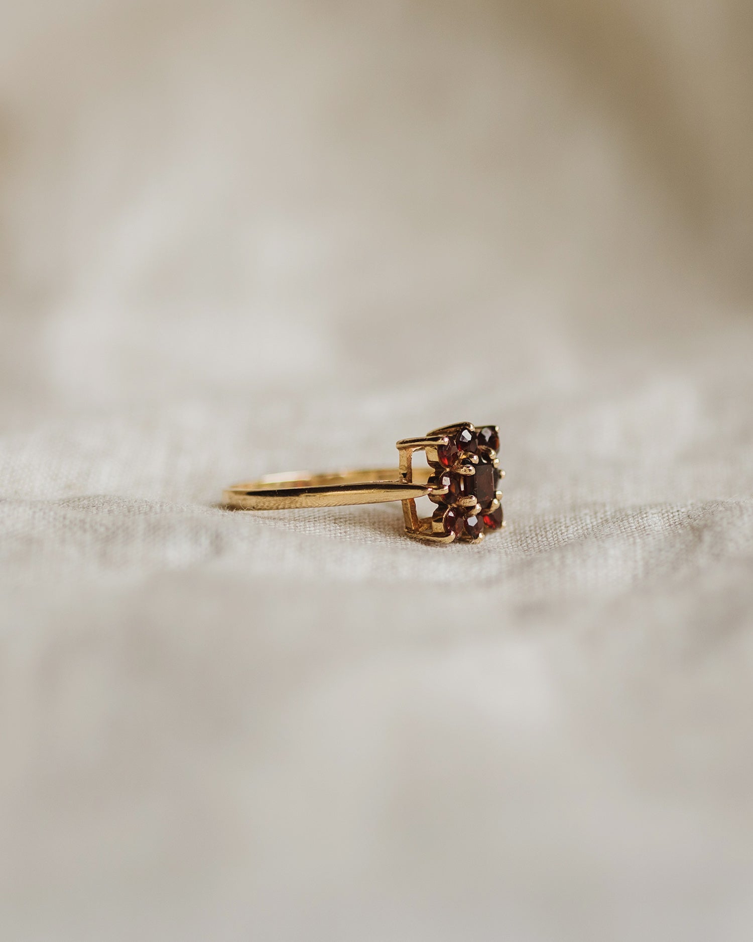 Cosette 9ct Gold Garnet Ring