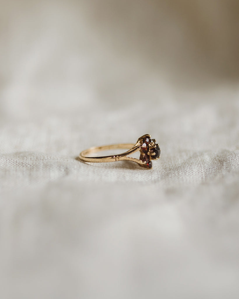 Lauretta 9ct Gold Garnet Ring
