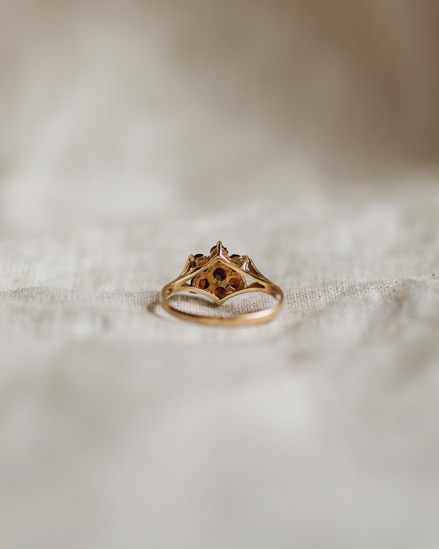 Lauretta 9ct Gold Garnet Ring