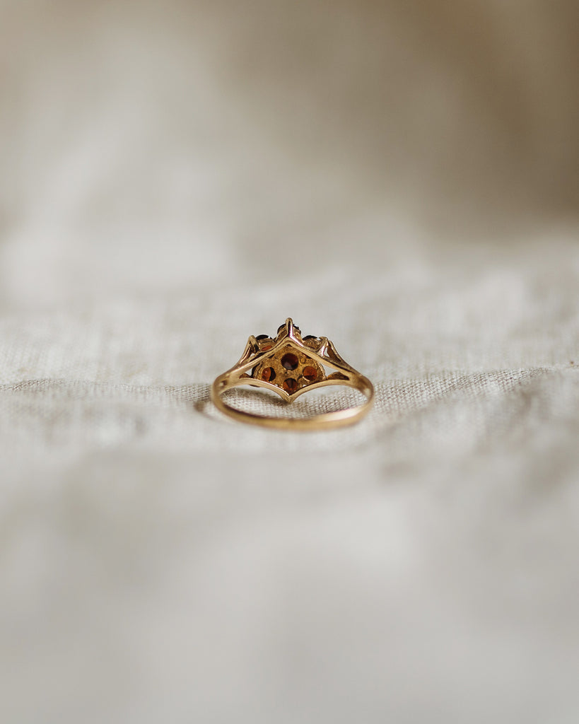 Lauretta 9ct Gold Garnet Ring
