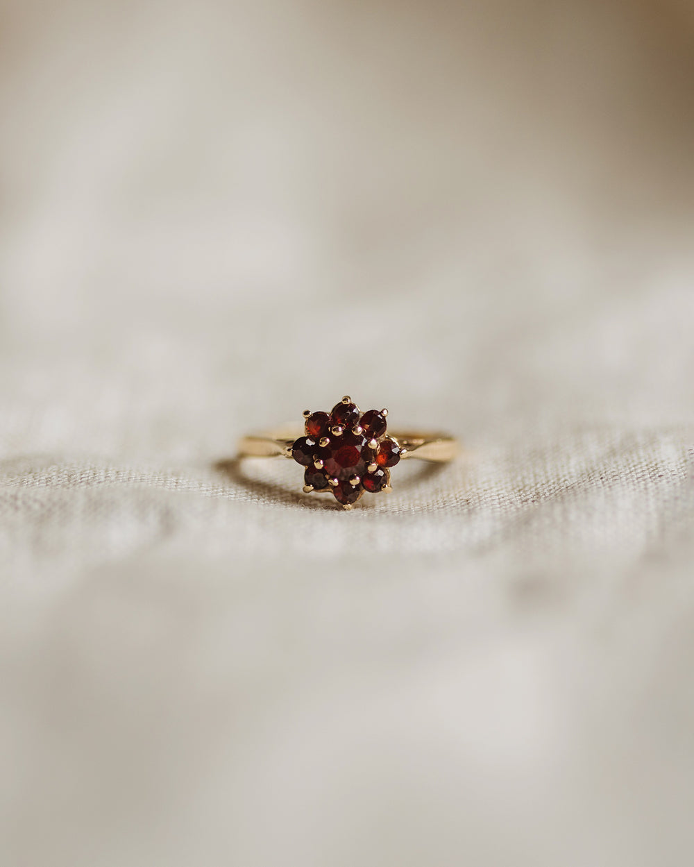 Marceline 9ct Gold Garnet Ring